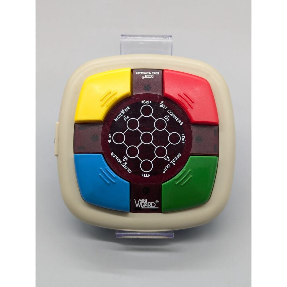 VTech Mini Wizard Vintage 1987 Electronic Handheld Brain Memory Games Works